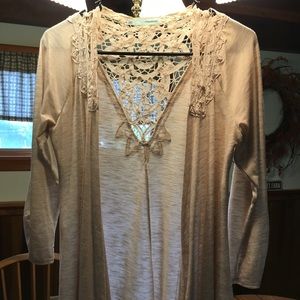 Maurices Tan Cardigan